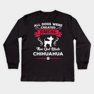 Chihuahua Kids Long Sleeve T-Shirt